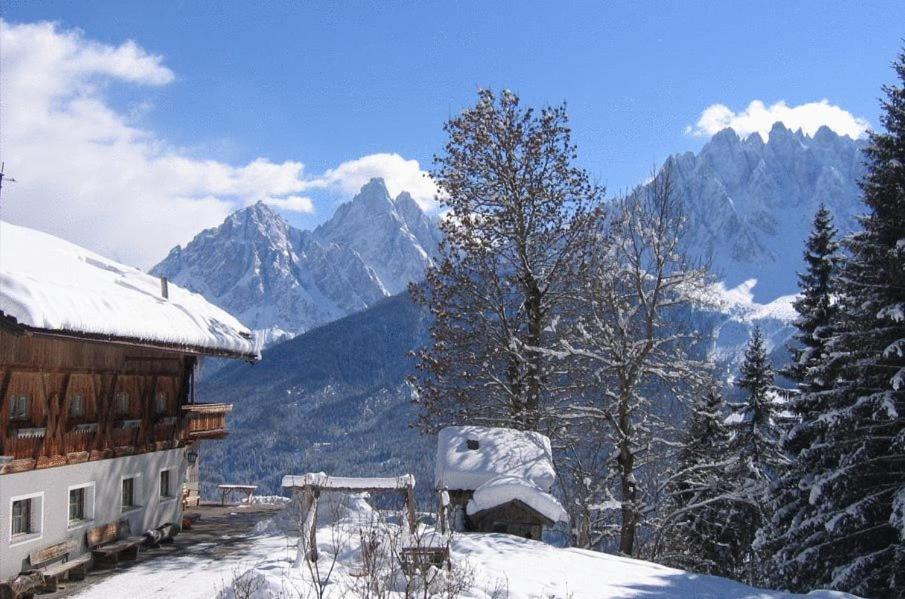 Glinzhof Mountain Natur Resort Agriturismo San Candido Exterior foto